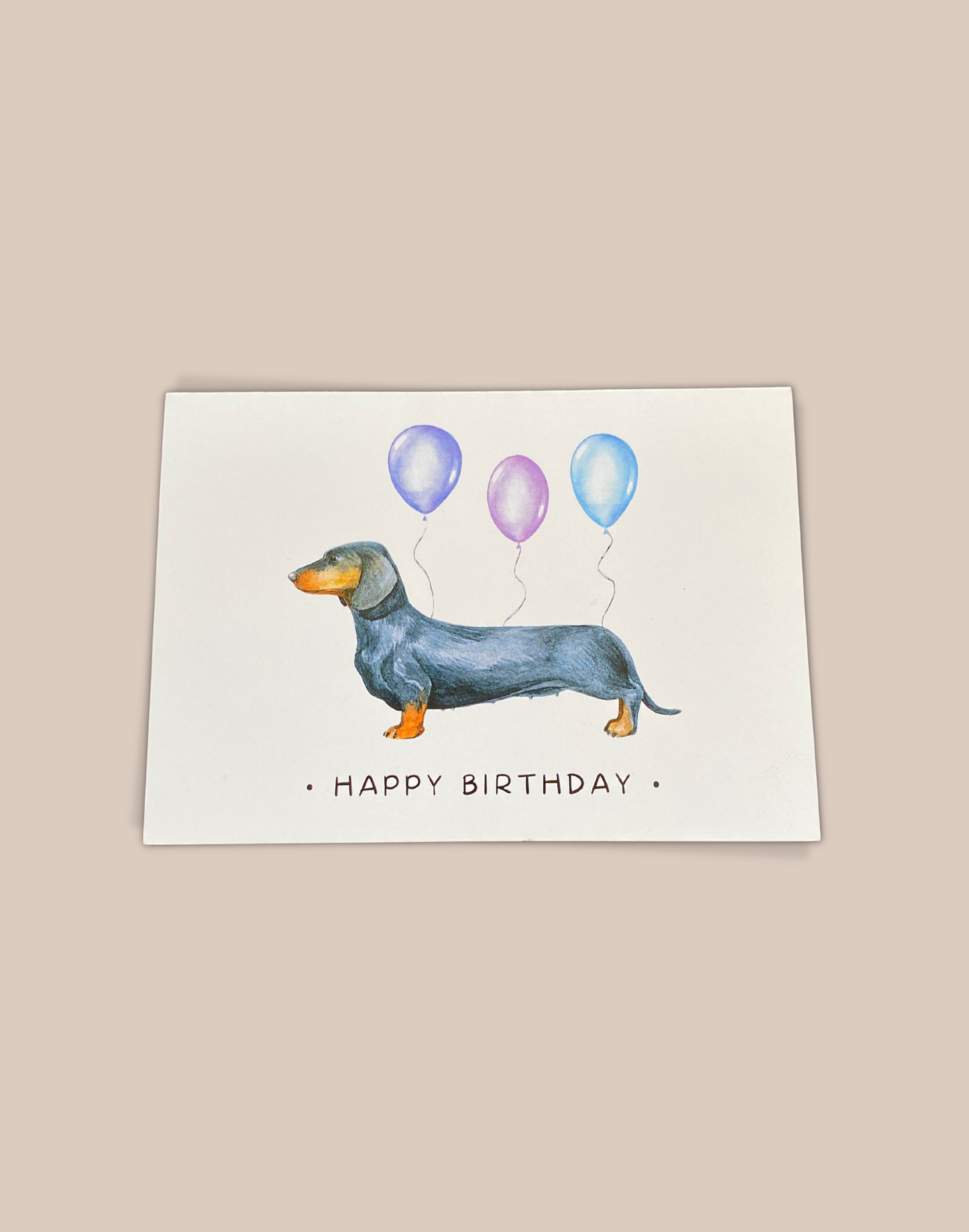 Dachshund Birthday Card