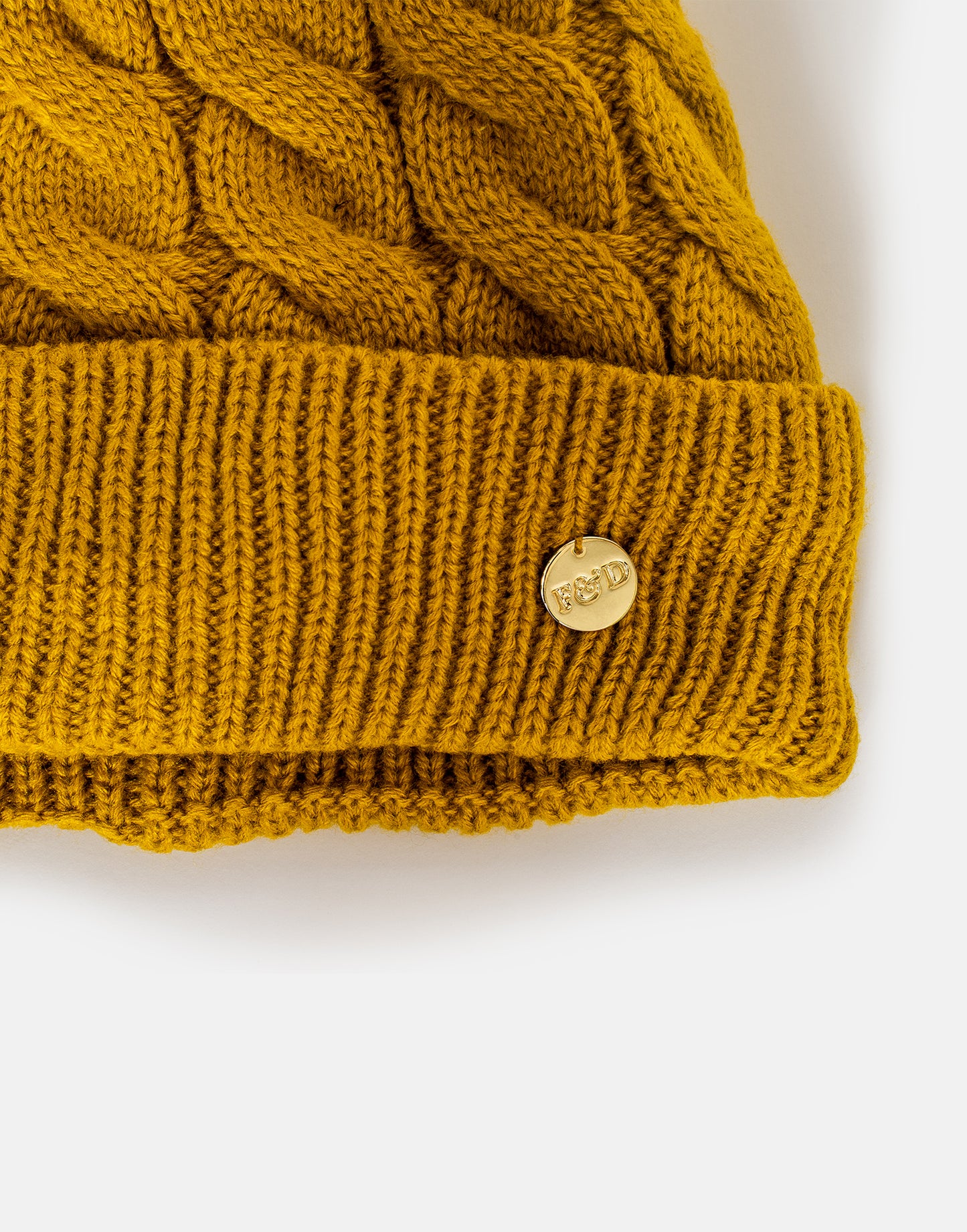 Cable Knit Bobble Hat